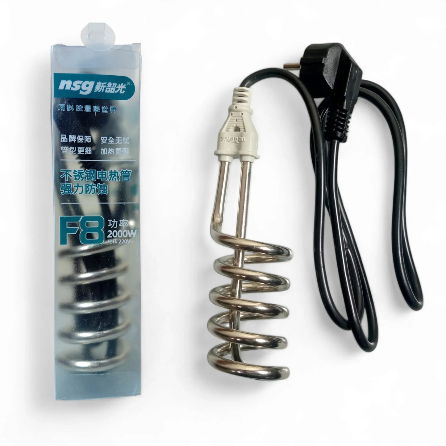 Electric Rod for Hot water heater shock proof, large immersion rod bar for winter